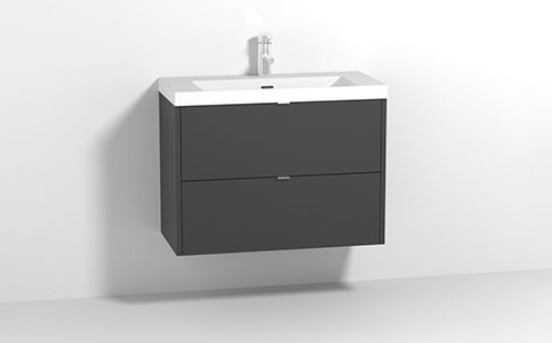 AALTO PLUS COLOR - allaskaappi 800mm - Matta musta