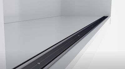 Liukuovimekanismi / liukuovihelat - CEMO - 3000mm - hidastinmekanismilla