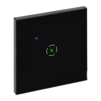 ​Wi-Fi Tuya Smart 1-valokatkaisija - musta lasi