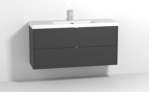 AALTO PLUS COLOR - allaskaappi 1200mm - Matta musta - OTSOSON