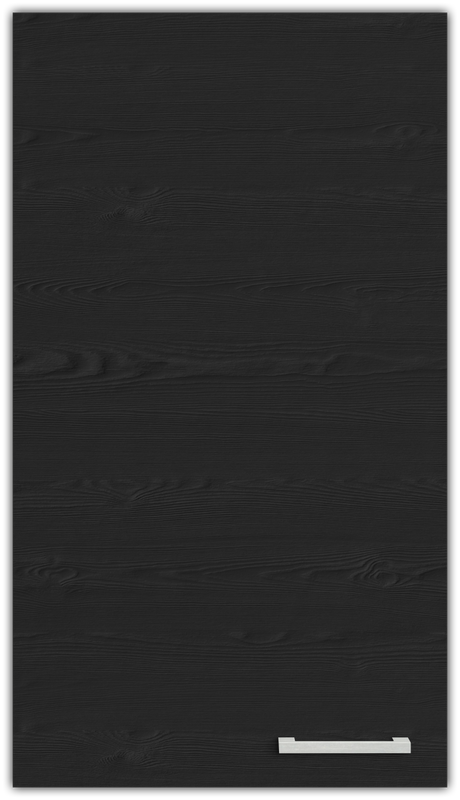 PAMEL Musta kuusi U999 - Kalusteovi komeroon - melamiini/MDF 18mm