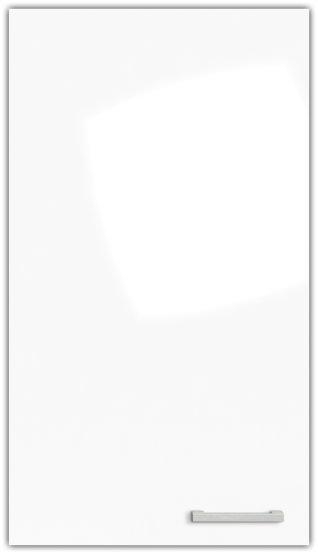 PAMEL korkeakiilto valkoinen - Kalusteovi komeroon - melamiini/MDF 18mm