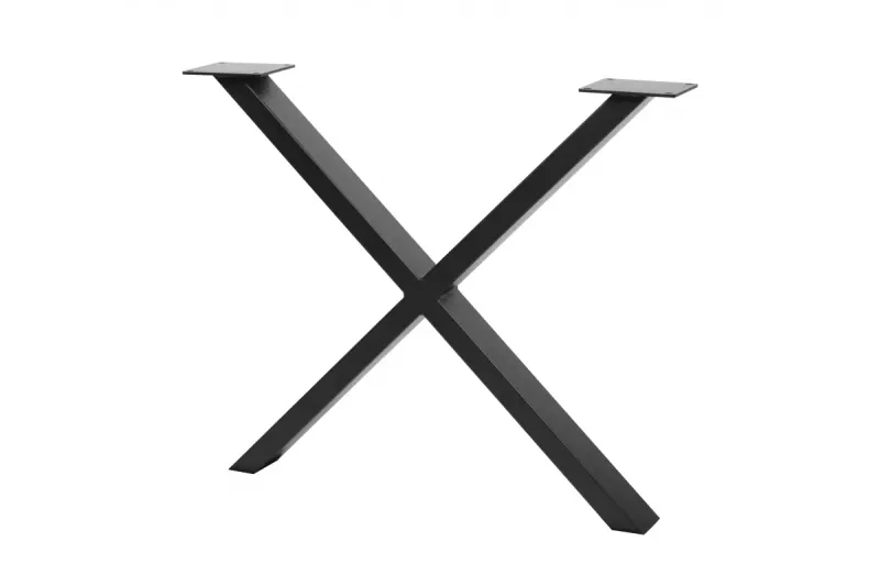 Pöydänjalka X - k710mm L820mm - musta