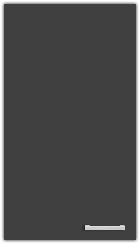 PAMEL Tumman harmaa 403- Kalusteovi kaappiin - melamiini 18mm