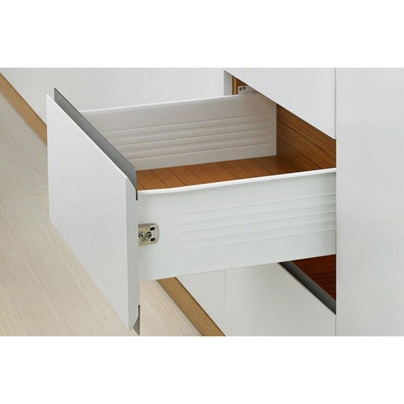 Laatikko peltireunoilla / metallilaatikko korkeus 150mm - monta syvyyttä - PREMIUM