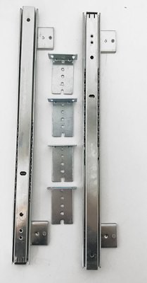 Näppäimistön liukukisko, lukittava - pituus 375mm