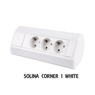 SOLINA CORNER 1 WHITE - kulmapistorasia