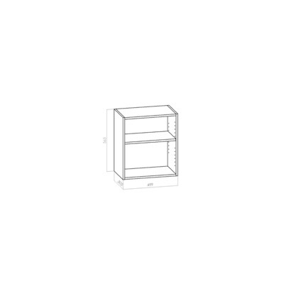 Kalusterunko - Yläkaappi leveys 500mm / K565mm / S305mm