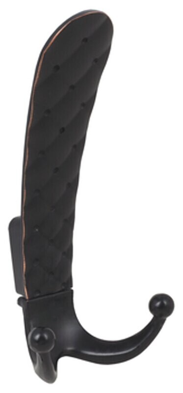 Vaatekoukku - musta/kupari