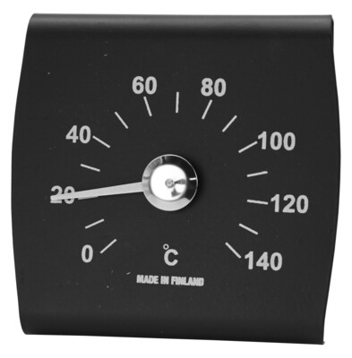 SAUNIA - Saunan lämpömittari - Musta