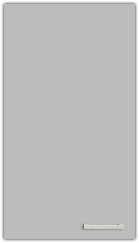 PAMEL Vaalean harmaa 402- Kalusteovi kaappiin - melamiini 18mm