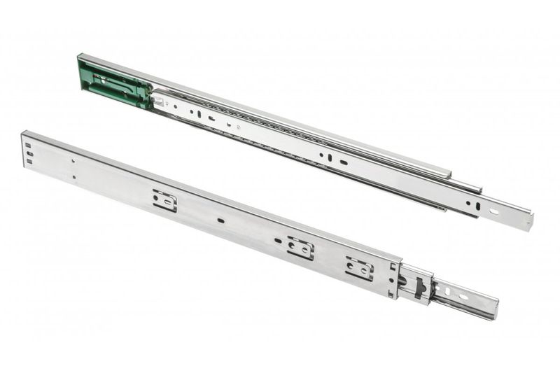 Ponnahtava teleskooppikisko - push to open drawer slide