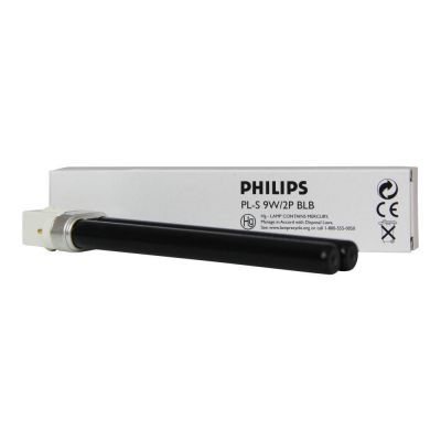 Philips MASTER PL-S 9W - Mustavalo sininen | 2 napaa