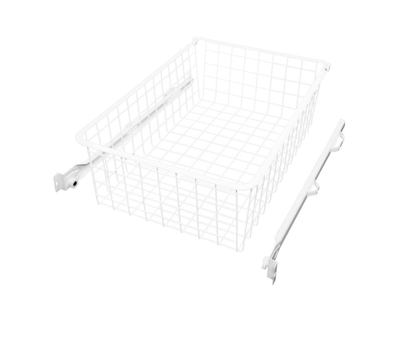 ARVELIO Premium rullakiskokori - valkoinen - K150mm - L800mm (80cm) kaappiin - S497