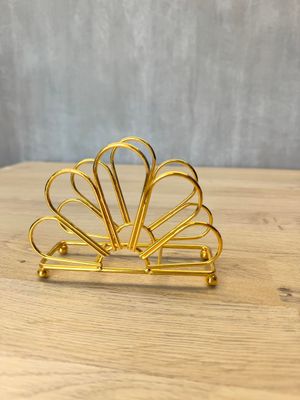 Servettiteline Kukka - kulta