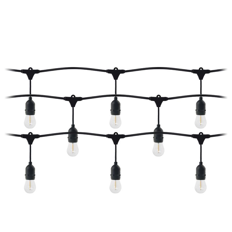 Puutarhan valonauha terassille ym - 15 metriä