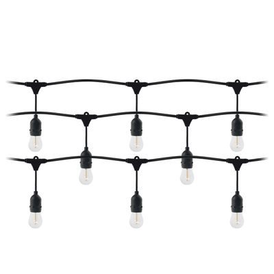 Puutarhan valonauha terassille ym - 15 metriä