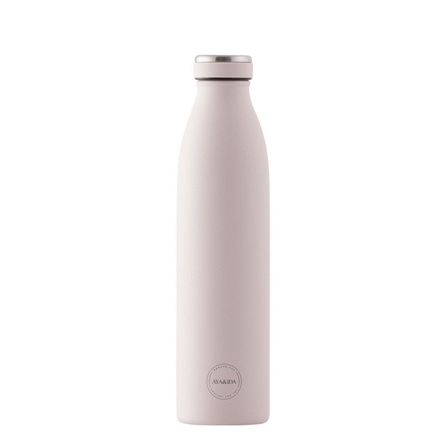 AYA&amp;IDA juomapullo teräs 750ml, Soft Rose