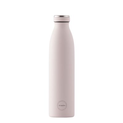 AYA&amp;IDA juomapullo teräs 750ml, Soft Rose