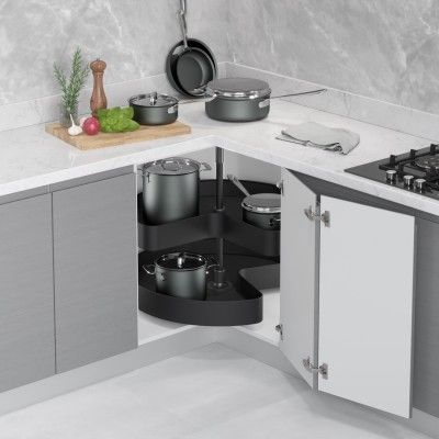 Starax UNIQUE Box 3/4-karuselli Ø 740 mm, antrasiitti