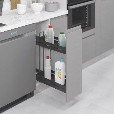 Starax UNIQUE Box tarvikevaunu 200 mm, antrasiitti – Oikea
