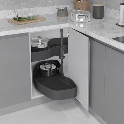 Starax UNIQUE Box 1/2-karuselli Ø 740 mm, antrasiitti