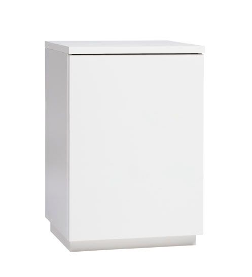 Anton A1.2 kaappi 50 cm – Valkoinen / valkoinen