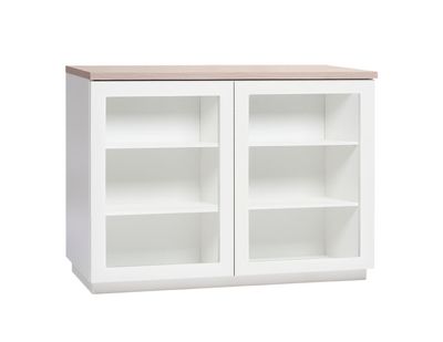 Anton A2.3 kaappi 100 cm, lasiovet – kuva 2