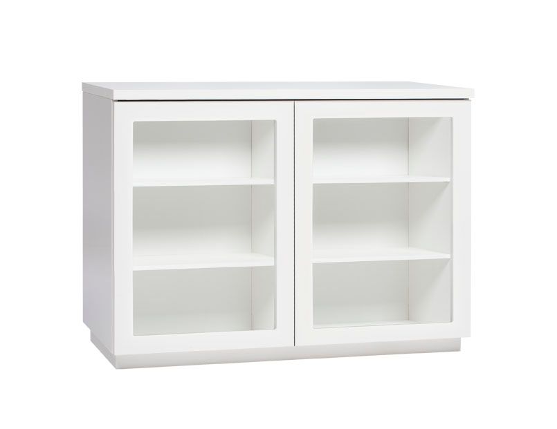 Anton A2.3 kaappi 100 cm, lasiovet
