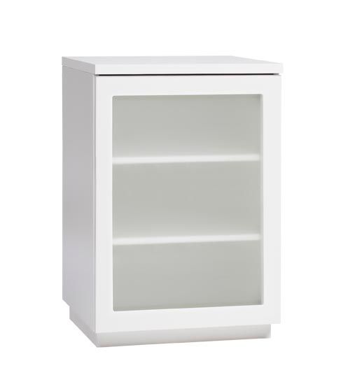 Anton A1.4 kaappi 50 cm, maitolasiovi