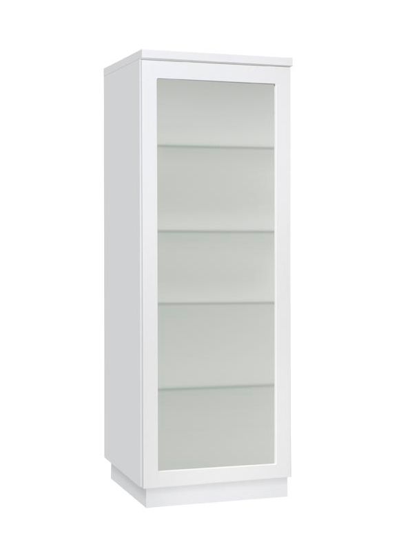 Anton A8.2 vitriini matala 50 cm – Valkoinen / valkoinen