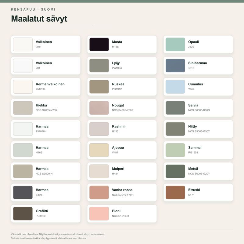 Kalusteovi SALSA – maalattu MDF