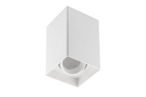 RESTO pinta-asennettava kohdevalaisinrunko, enintään 10 W, 80 × 80 × 125 mm, valkoinen