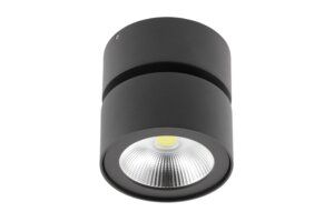 BIANCO LED-kohdevalaisin, 15 W, pyöreä, 4000 K, musta