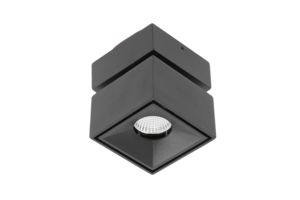 BIANCO LED-kohdevalaisin, 8 W, neliö, säädettävä värilämpötila, musta