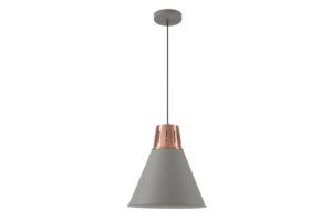 GIANNI kattovalaisin, enintään 40 W, 32 cm, harmaa / kulta