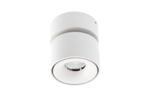 BIANCO LED-kohdevalaisin, 8 W, pyöreä, säädettävä värilämpötila, valkoinen