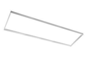 LED-paneelin pinta-asennuskehys, 30 × 120 cm, korkeus 43 mm, valkoinen