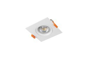 VOLARE LED-alasvalo, 7 W, neliö, säädettävä värilämpötila, valkoinen