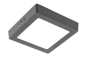 MATIS PLUS pinta-asennettava LED-alasvalo, 13 W, 3000 K, musta