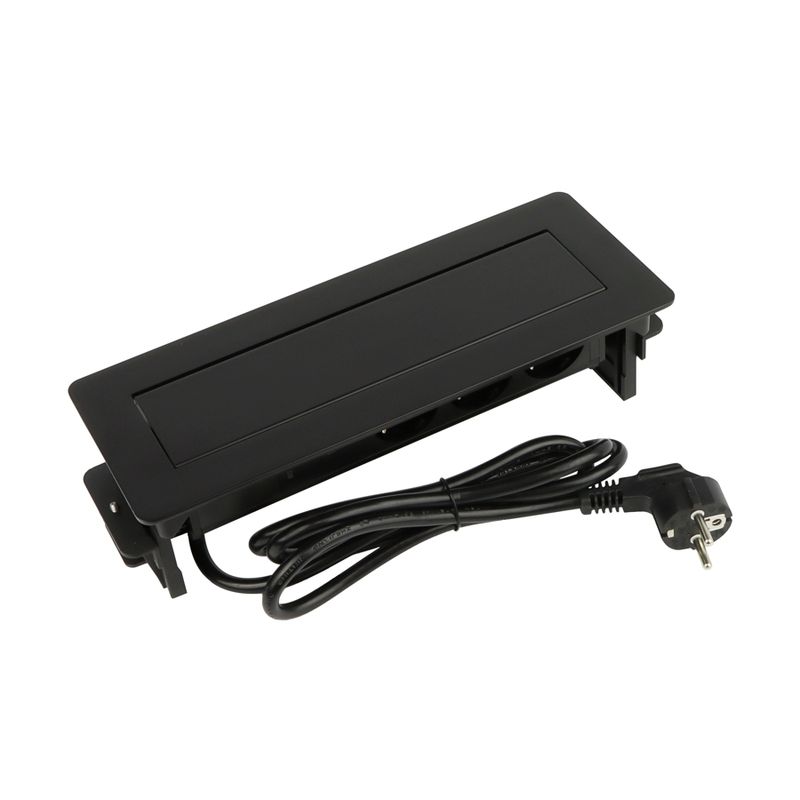 FLIX BOX musta - suljettavalla kannella