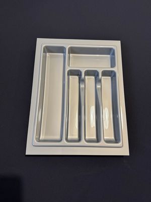 POISTOTUOTE: Ruokailuvälinelokerikko - harmaa - L320 x S430mm