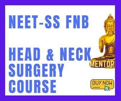 NEET - SS FNB Head and Neck Surgery mcq question bank mock exam course NEET - SS FNB Head and Neck Surgery mcq question bank mock exam course