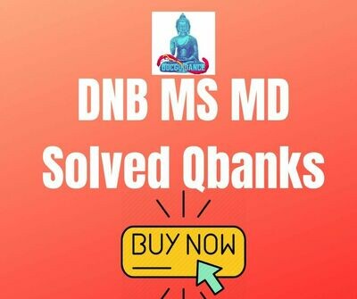DNB MS MD Solved Question Banks