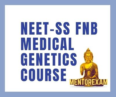 NEET-SS FNB Medical genetics mcq question bank mock exam course