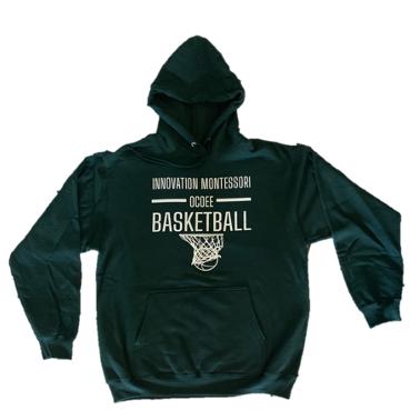 Dark Green Basketball unisex hoodie