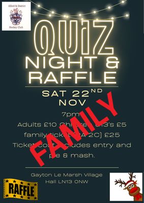 Family (2 Adults, 2 Children) Ticket for Xmas Quiz 22nd Nov 2025 Family (2 Adults, 2 Children) Ticket for Xmas Quiz 22nd Nov 2025