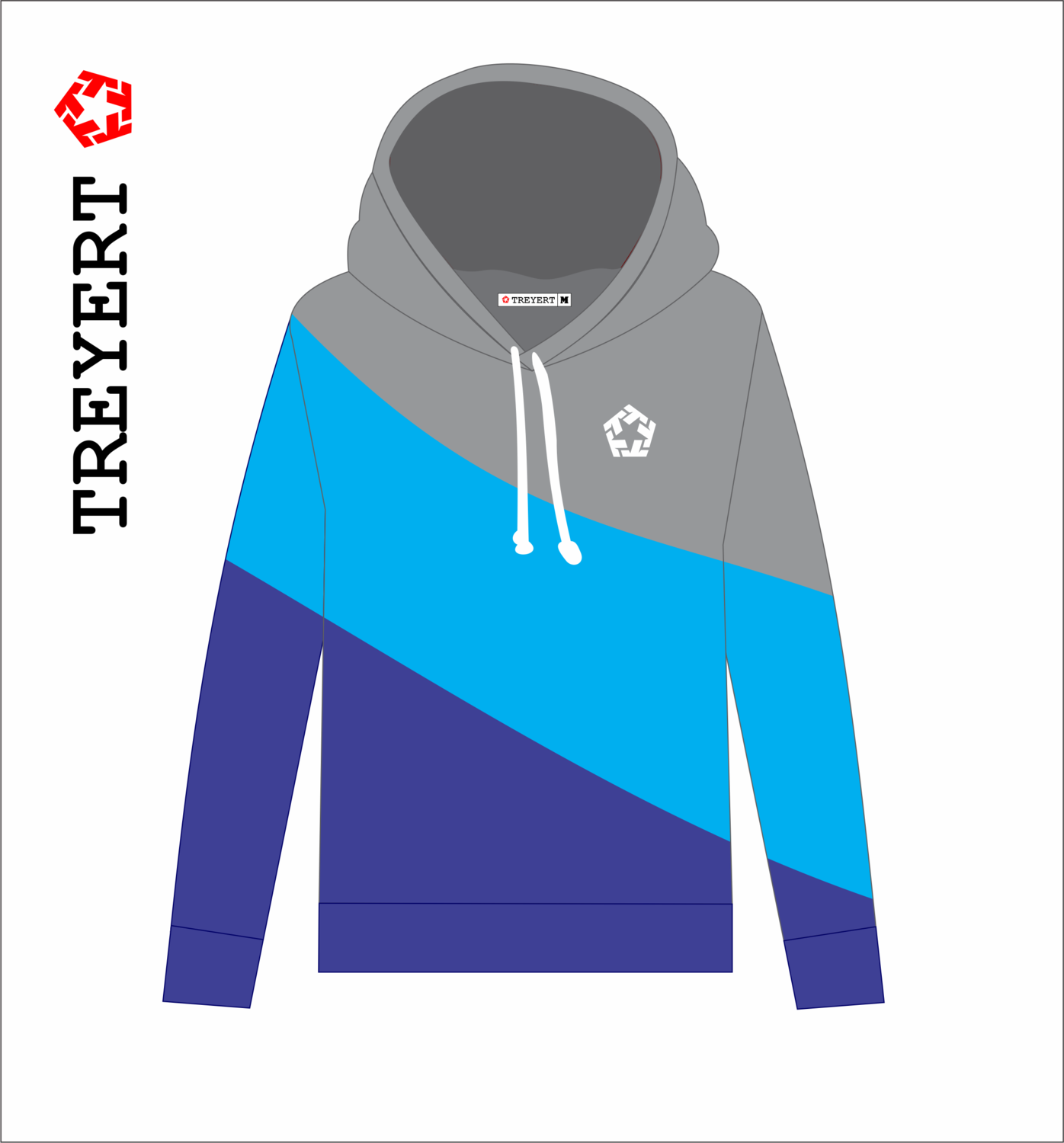 Polera de 3 colores deals
