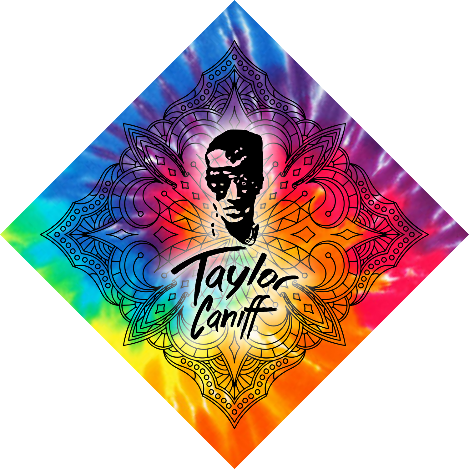 Caniff Tie Dye Bandana