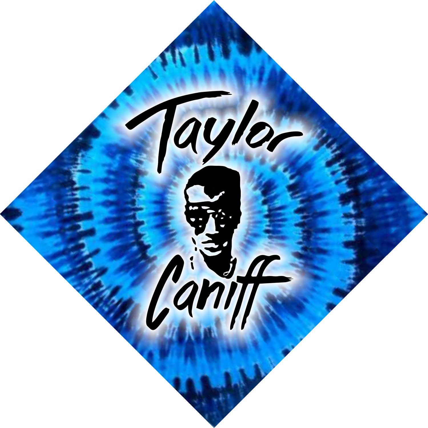 Taylor Face Blue Bandana
